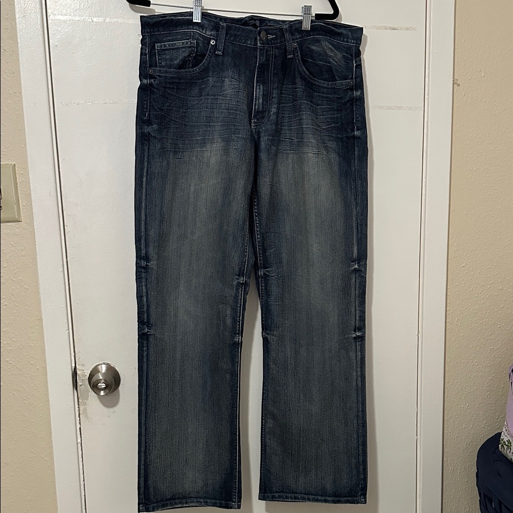 Helix Dark Wash Relaxed Fit Jeans